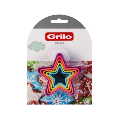 Pack de 5 Corta Massas - Estrelas Pack de 5 Corta Massas - Estrelas