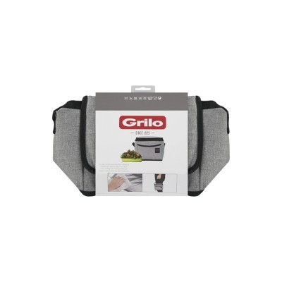Bolsa Térmica Cinza/Preto 5L - 22.5x15.5x18 cm Bolsa Térmica Cinza/Preto 5L - 22.5x15.5x18 cm