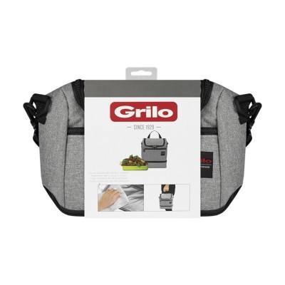 Bolsa Térmica Cinza/Preto 5L - 24x12x29 cm Bolsa Térmica Cinza/Preto 5L - 24x12x29 cm