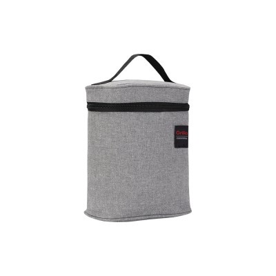 Bolsa Térmica Cinza/Preto 4L - 19x11x22 cm Bolsa Térmica Cinza/Preto 4L - 19x11x22 cm