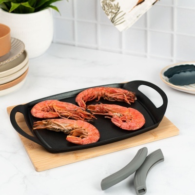 Grelhador Oval Liso Royal 36x23 cm