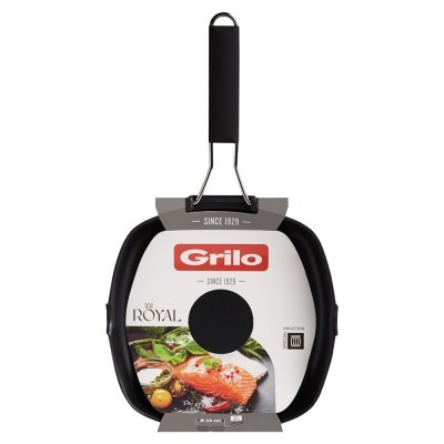 Grelhador Liso Royal 28x28 cm