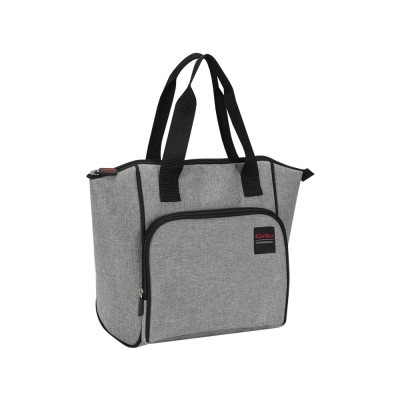 Bolsa Térmica Cinza/Preto 4L - 24x15x26 cm