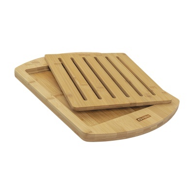 Tábua de Cortar Pão em Madeira de Bambu 25x32 cm