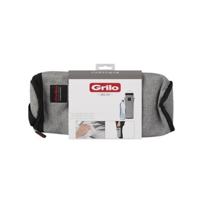 Bolsa Térmica Cinza/Preto 1.5L - 12x12x34 cm Bolsa Térmica Cinza/Preto 1.5L - 12x12x34 cm