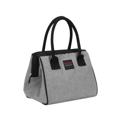 Bolsa Térmica Cinza/Preto 4.5L - 23x19.5x22 cm Bolsa Térmica Cinza/Preto 4.5L - 23x19.5x22 cm