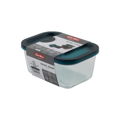 Caixa de Vácuo Retangular em Vidro 800 ml Caixa de Vácuo Retangular em Vidro 800 ml