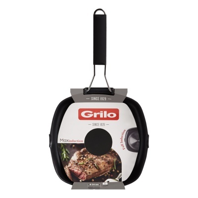 Grelhador Liso Maxinduction 24x24 cm Grelhador Liso Maxinduction 24x24 cm