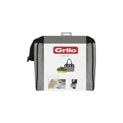 Bolsa Térmica Cinza/Preto 4.5L - 23x19.5x22 cm Bolsa Térmica Cinza/Preto 4.5L - 23x19.5x22 cm