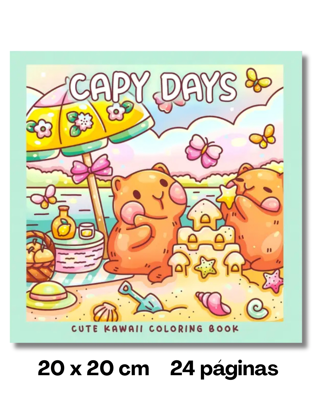 Coleção de Livros de Colorir – Capivaras & Calmarias