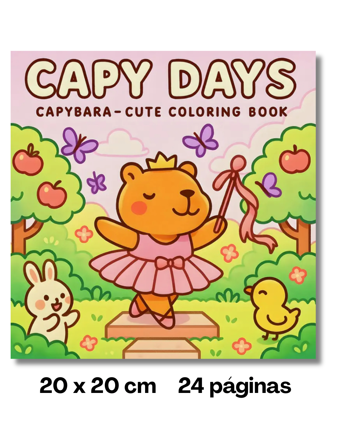 Coleção de Livros de Colorir – Capivaras & Calmarias