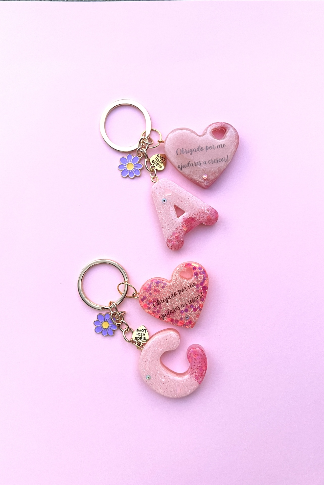 Porta-chaves em resina | Homenagem