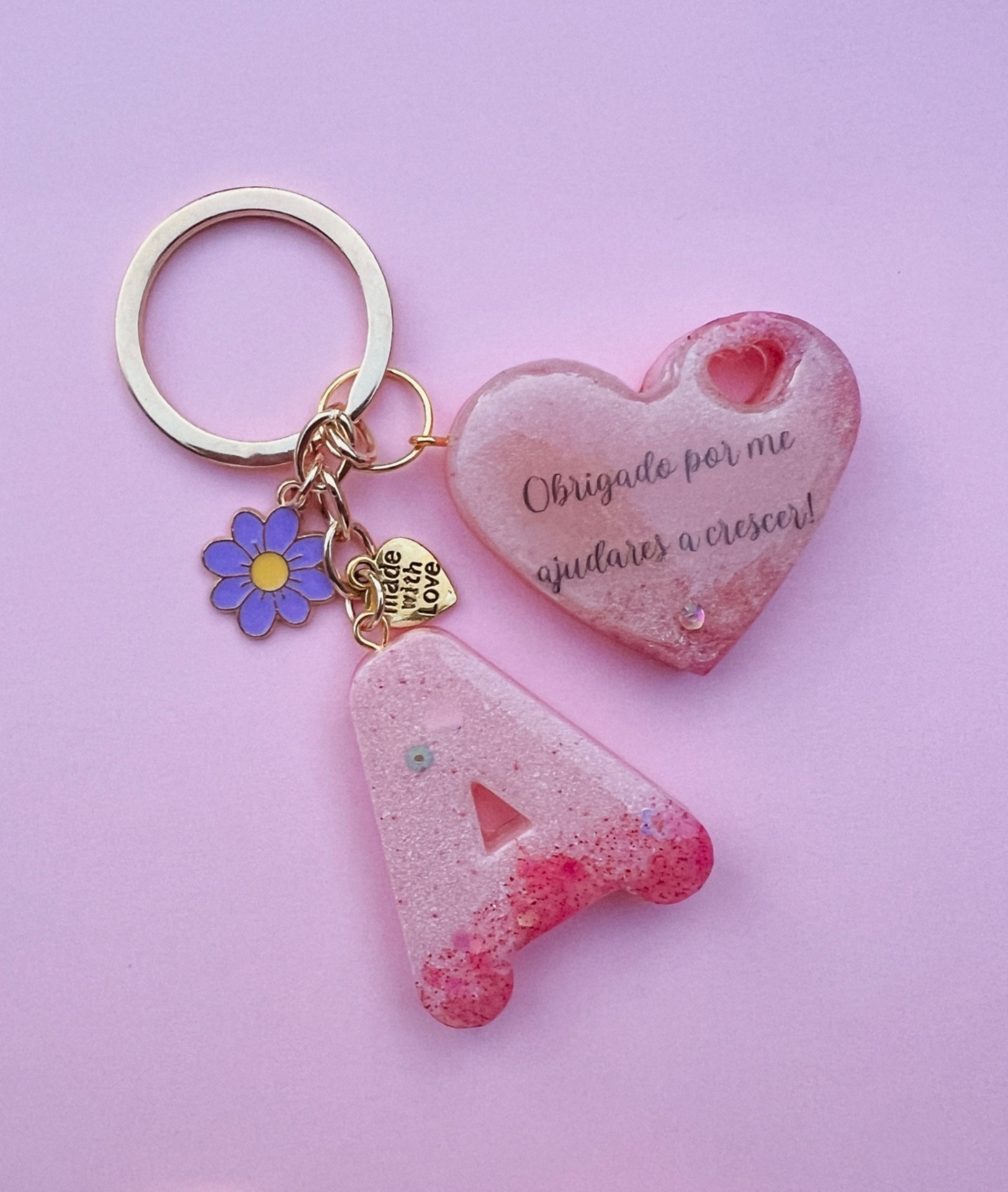 Porta-chaves em resina | Homenagem