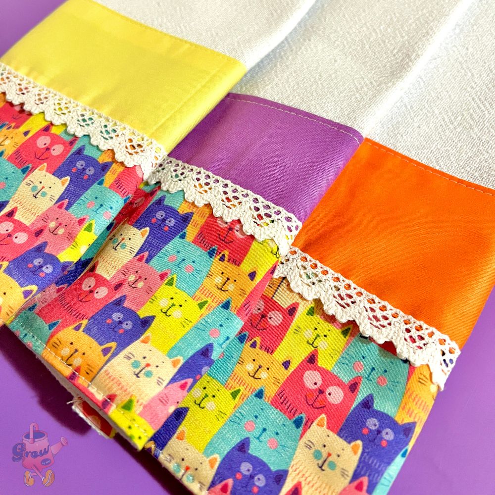 Traz Vida e Diversão à Tua Cozinha com os Paninhos de Gatinhos Coloridos! 😻 Traz Vida e Diversão à Tua Cozinha com os Paninhos de Gatinhos Coloridos! 😻