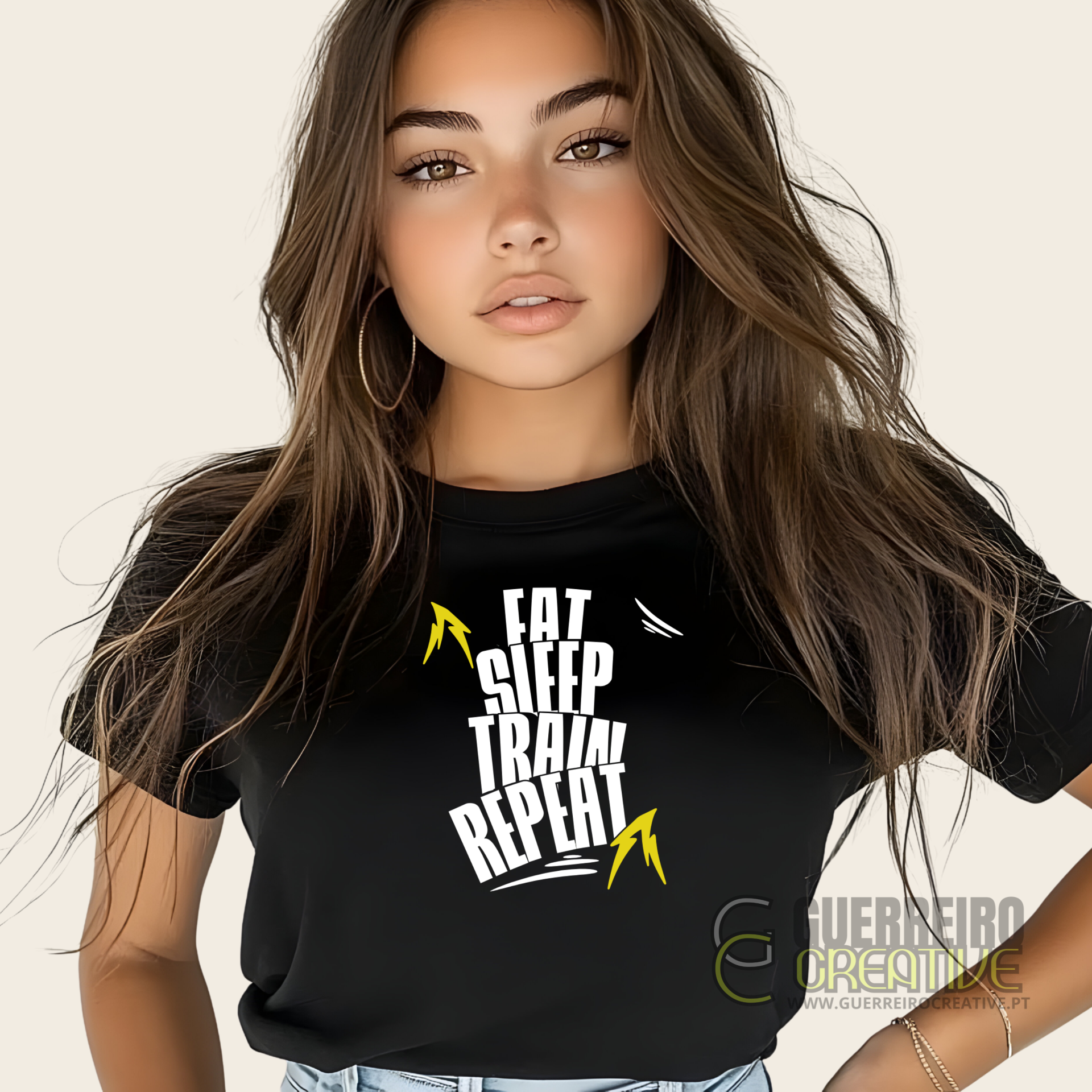 T-shirt "Eat Sleep Train Repeat"