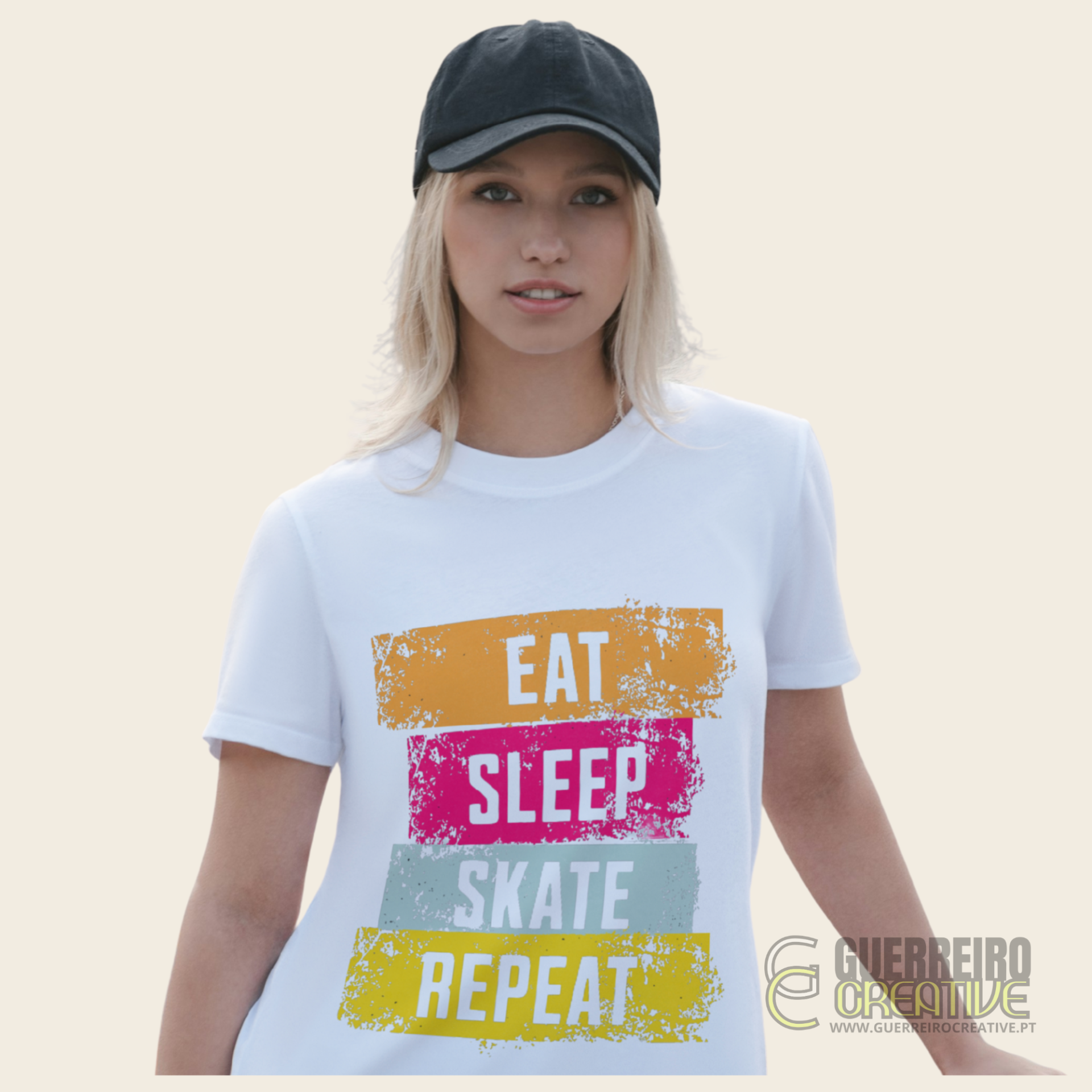T-shirt "Eat Sleep Skate Repeat"