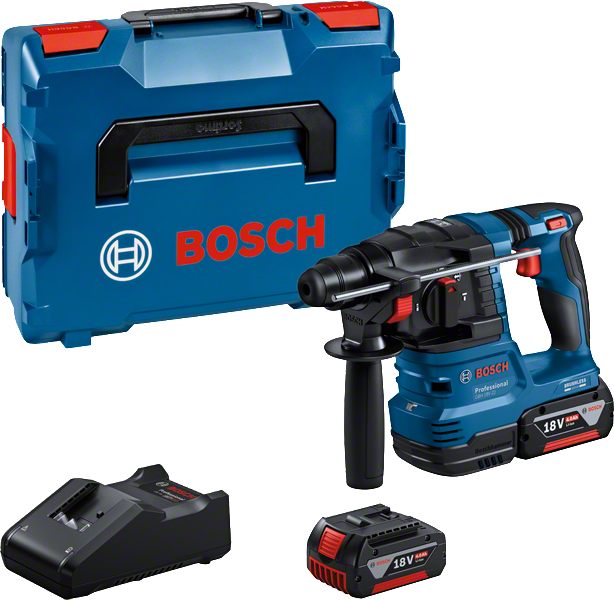 Bosch Gbh 18v-22 Professional | Martelo Perfurador Sds Plus 18v com 2x 4.0ah Bosch Gbh 18v-22 Professional | Martelo Perfurador Sds Plus 18v com 2x 4.0ah