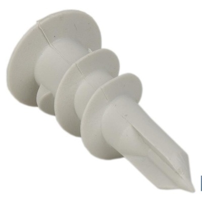 Bucha De Nylon Para Fixação Em Placas De Gesso | Medidas: 15 X 33 Mm