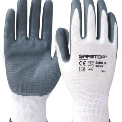 Nitri-Fit, Luva De Nitrila Sintética Sem Costura (12 Pares)