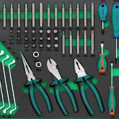 Tabuleiro Eva C/Fenda/Alicates/Luneta