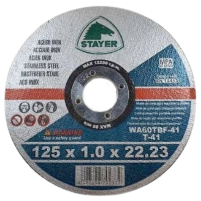 Disco de Corte Aço/inox 125mm (100 Unidades)