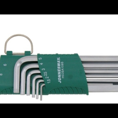 Jogo 9 Chaves Hexagonais Curtas