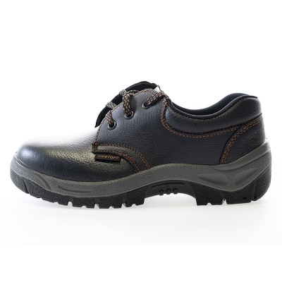 Dumio, Sapato S1P Em Couro Bovino Preto Com Cadarço