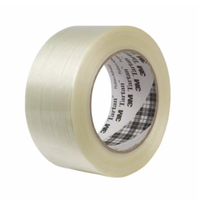 Fita de filamentos transparente 8953, 25 x 50 m. 0, 1 mm (10 Unidades)