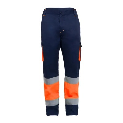 Calças Strech King Hv Orange/Navy (1 Unidad)