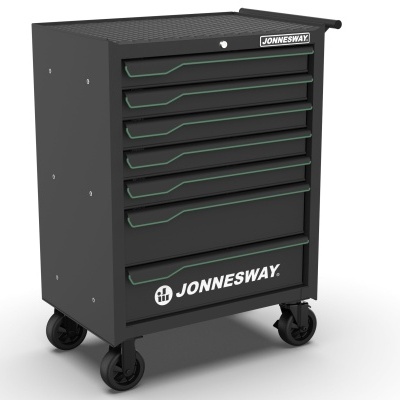 Carro Vazio Para Ferramenta C/7 Gavetas Preto