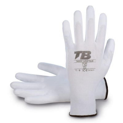 Luva Mecânica De Poliéster E Poliuretano 500P Uretan (10 Pares)