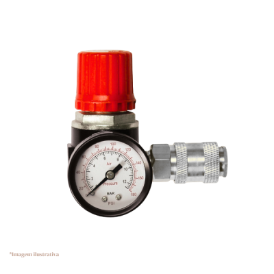 Redutor Pressao 1/8 C/Manometro