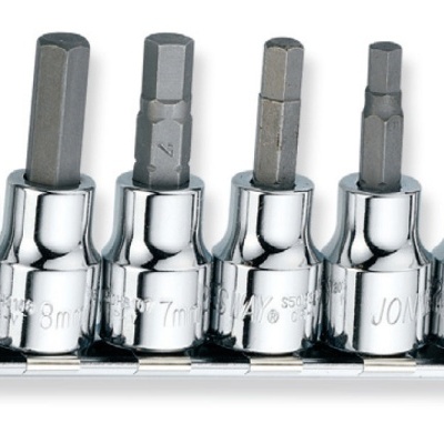 Jogo 6 Bits Hexagonais 3/8"