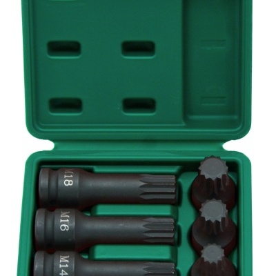 Jogo De 6 Chaves Impacto Xzn De 1/2"