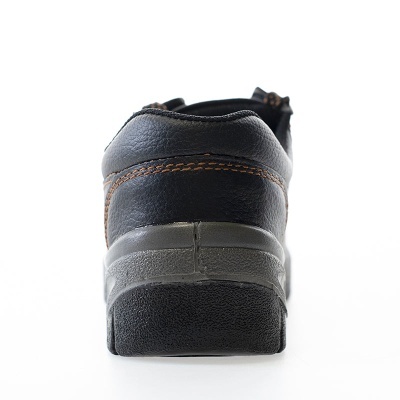 Dumio, Sapato S1P Em Couro Bovino Preto Com Cadarço