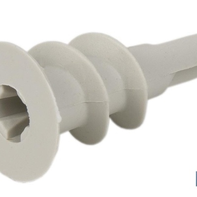 Bucha De Nylon Para Fixação Em Placas De Gesso | Medidas: 15 X 33 Mm