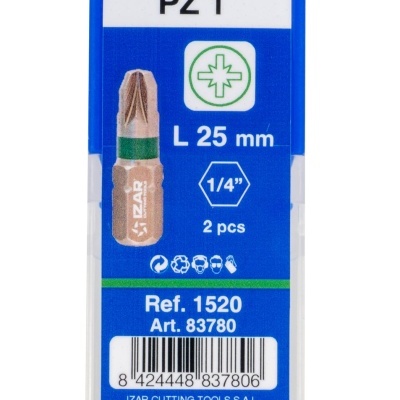 Bits Pz 3Mm L25 - 2Pcs Art.83784 (Ip152063)