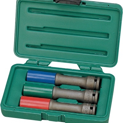 Jogo 3 Chaves Impacto 1/2" Extra Longas