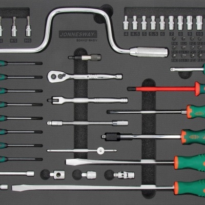 Tabuleiro Eva 74pcs 1/4"