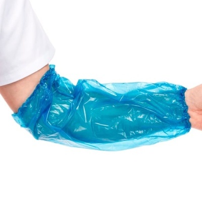 Manga Pe Azul 40X20Cm, Saco Com 100 Unidades