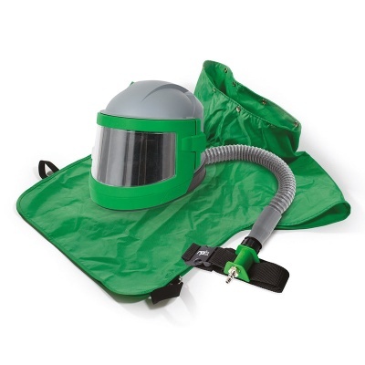 Nova 3 Para Jateamento De Areia (Coifa, Mangueira E Regulador)