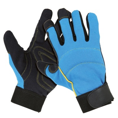 Detroit, Luva De Couro Sintético E Tecido Elástico, Tamanho Único