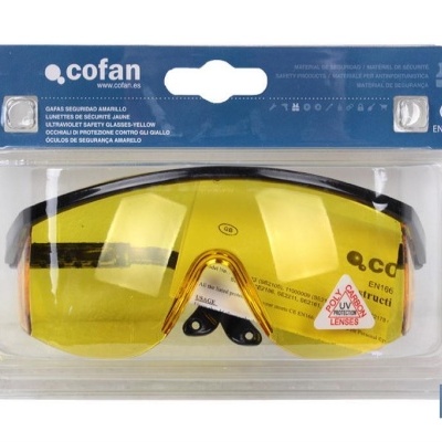Blister Óculos De Segurança I Lente Cor Amarelo I Protecção Uv I En 166