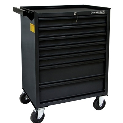 Carro Vazio 7 Gavetas Preto