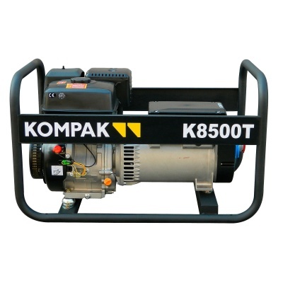 Gerador A Gasolina Kompak K8500T Com Alternador Trifásico Linz (Kp-K8500T)