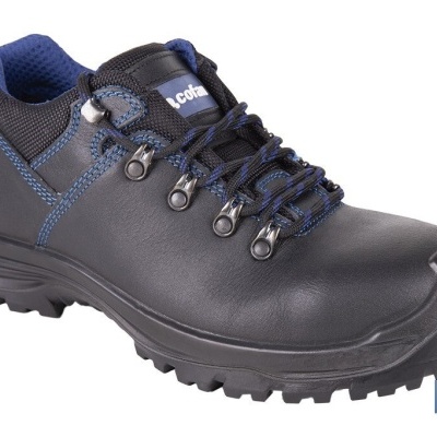 Sapato De Pele | Segurança S-3 | Modelo Apolo | Biqueira De Carbono Light | Cor Negro