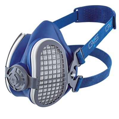 Máscara Ultracompacta Com Filtros P3 Com Carvão, Elipse Gris