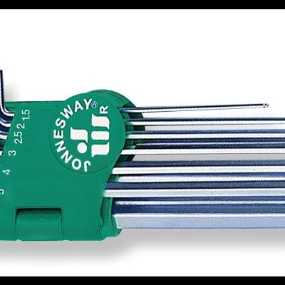 Jogo 9 Chv Macho Hexag.longas Ponta Esférica Sae