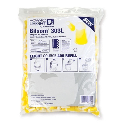 Saco Com 200 Pares De Protetores Auriculares Bilsom Para O Dispensador Ls400