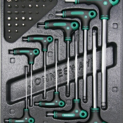 Jogo C/9 Chaves Hexagonais Ponta Esferica